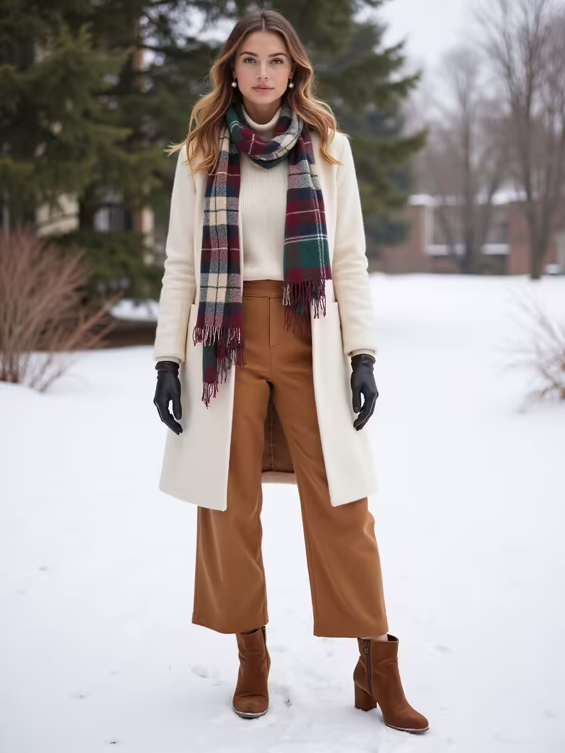 cozy coordinated winter family outfits