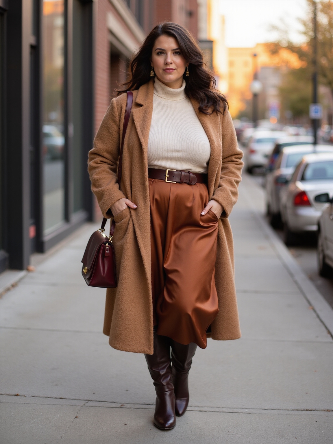 cozy elevated plus size fall