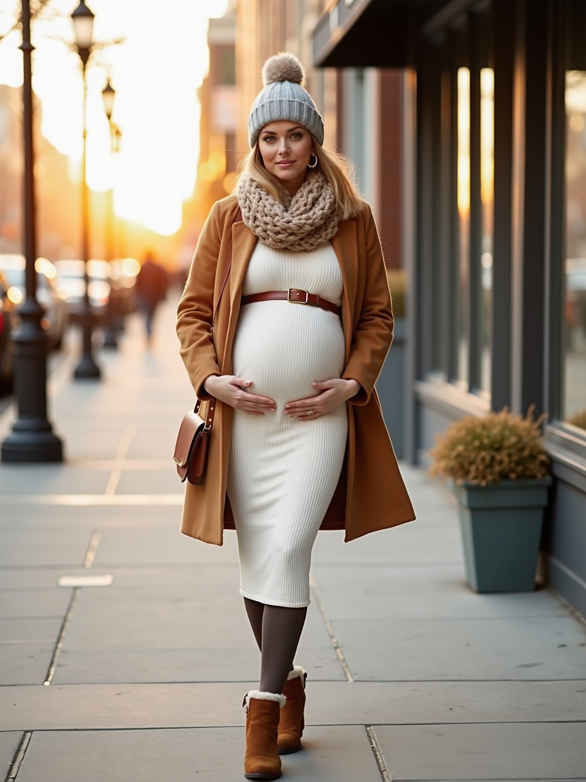 cozy outdoor maternity loungewear