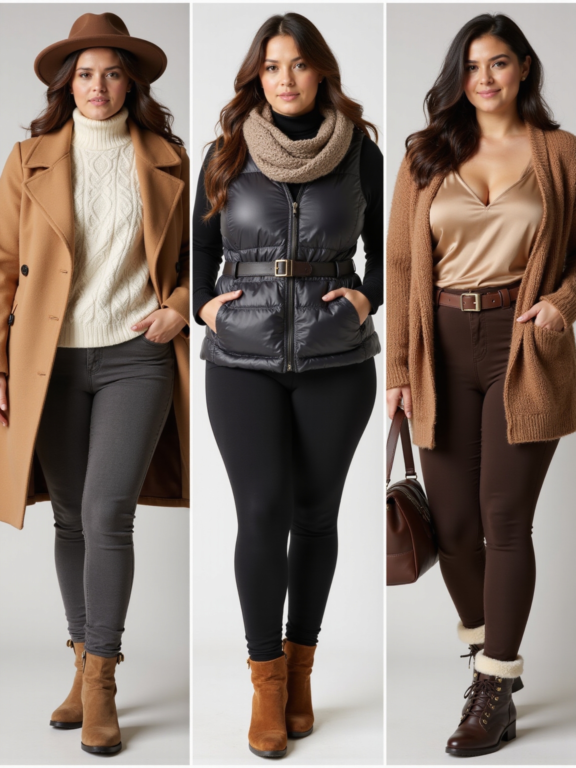 cozy sleek fleece lined layering