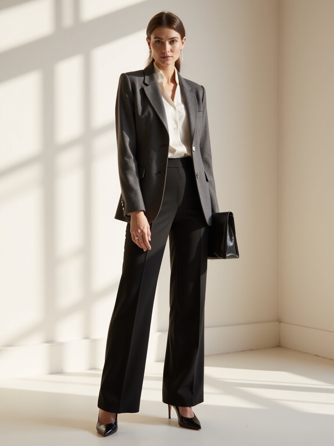 crisp tailored polished winter separates
