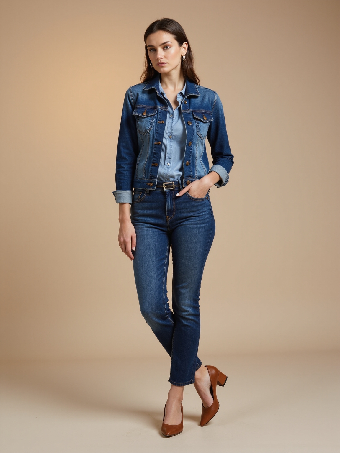denim clad night out romance
