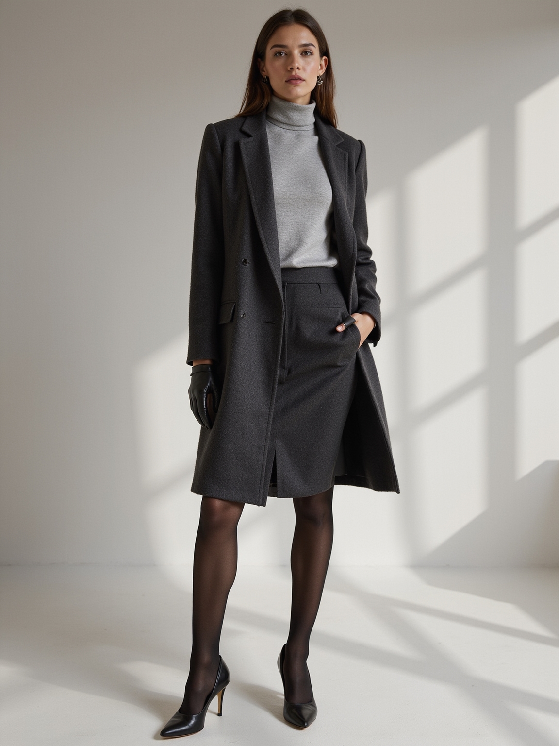 dense airy cashmere layering