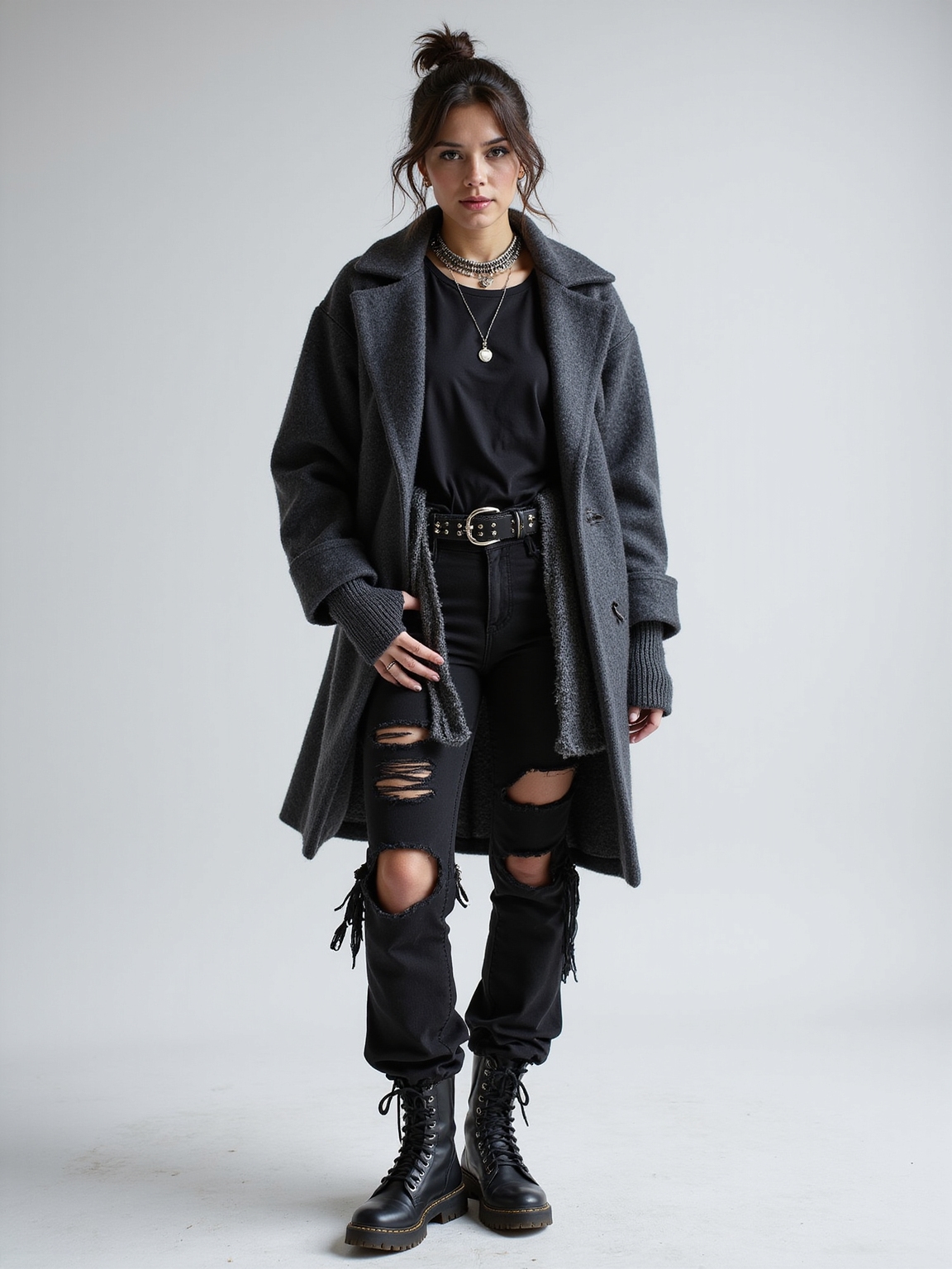 edgy cool winter grunge