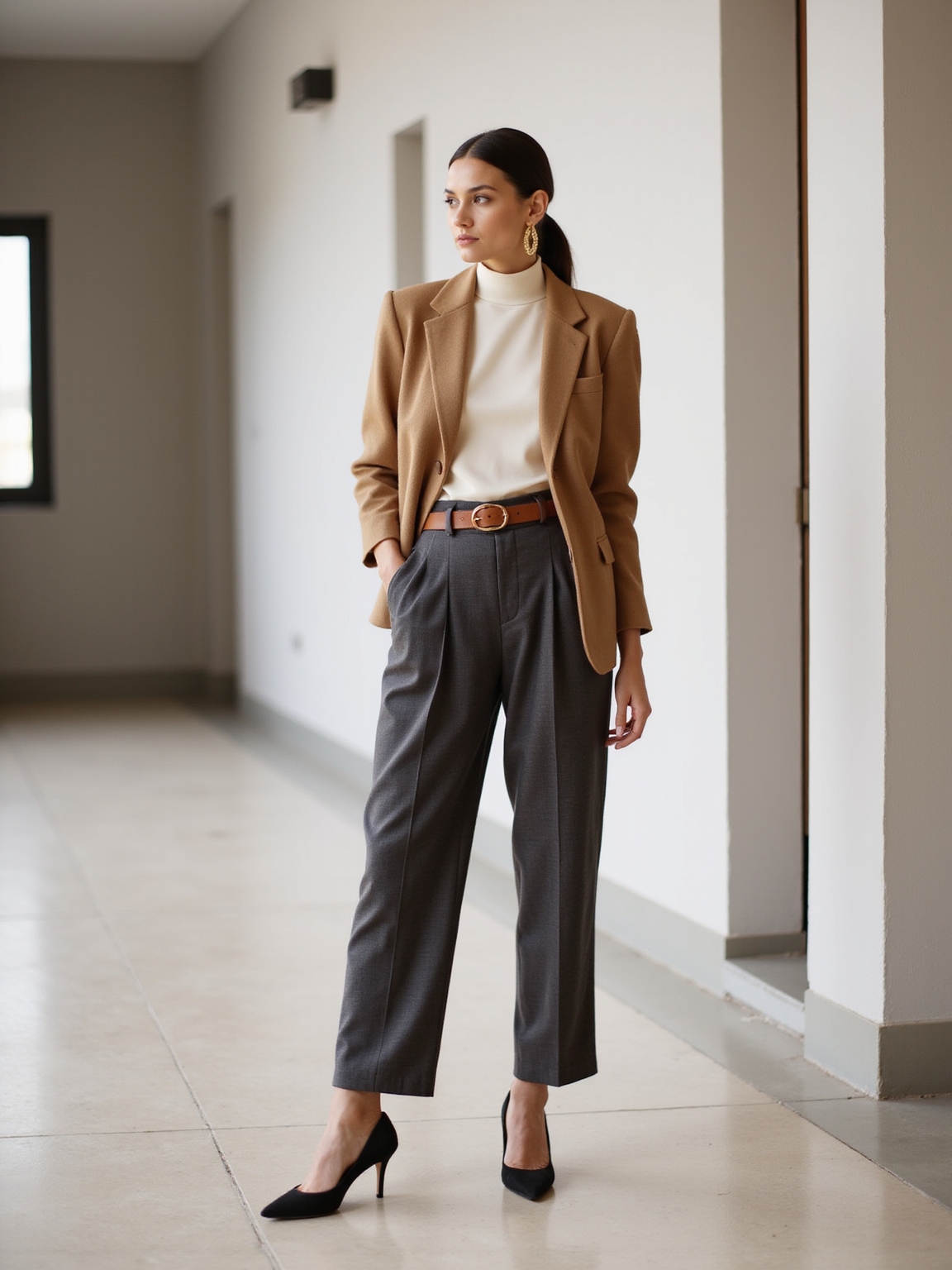 effortlessly chic fall officewear