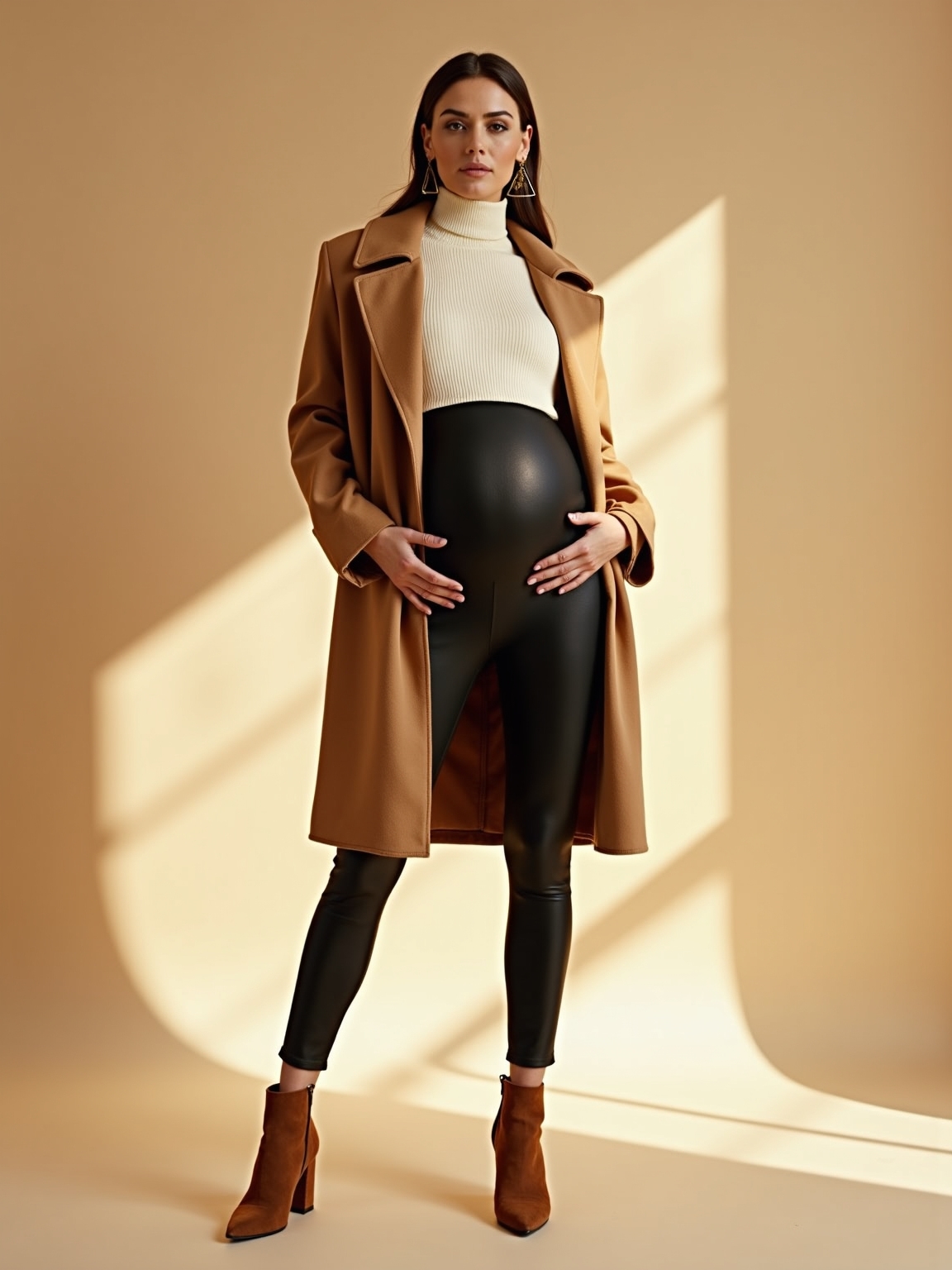 high waist layered autumn comfort