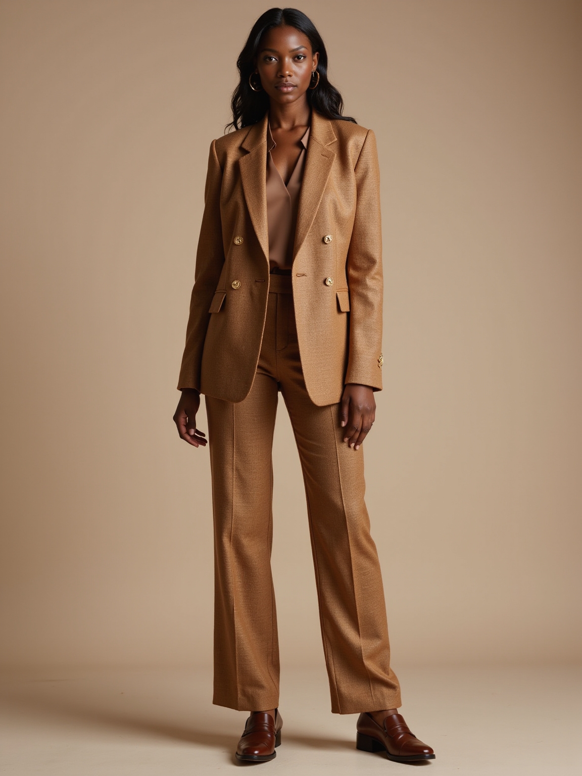 honeyed earth tailored autumn confidence
