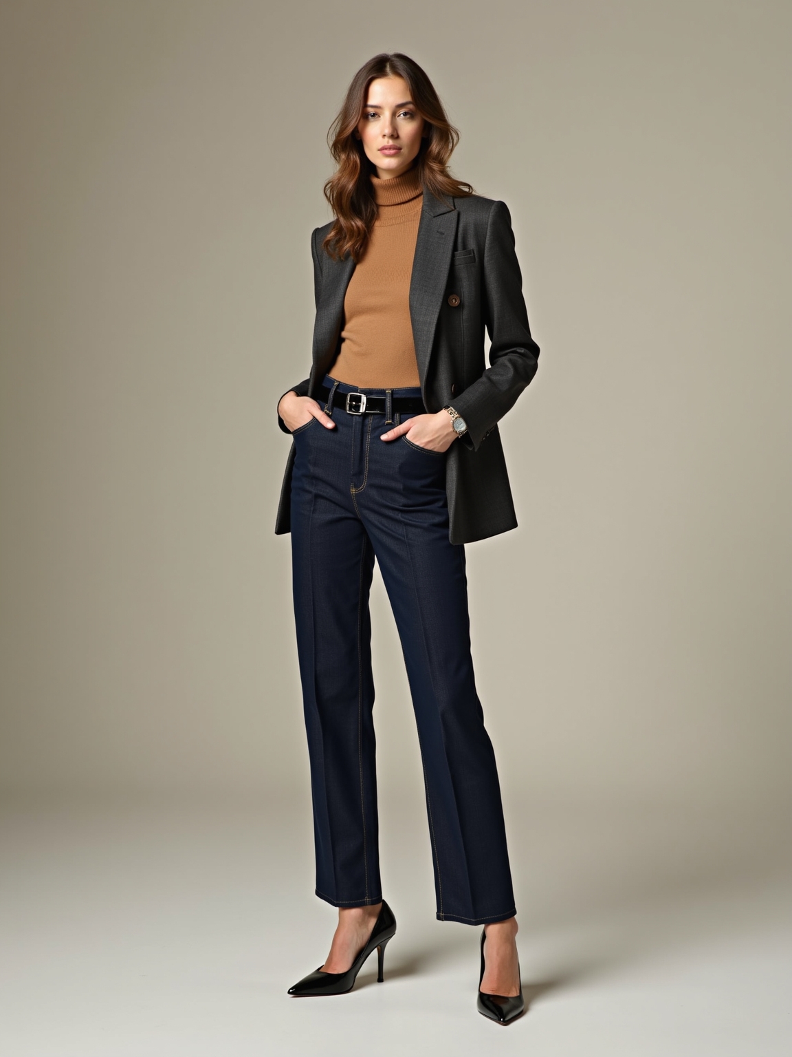ink dark tailored denim authority