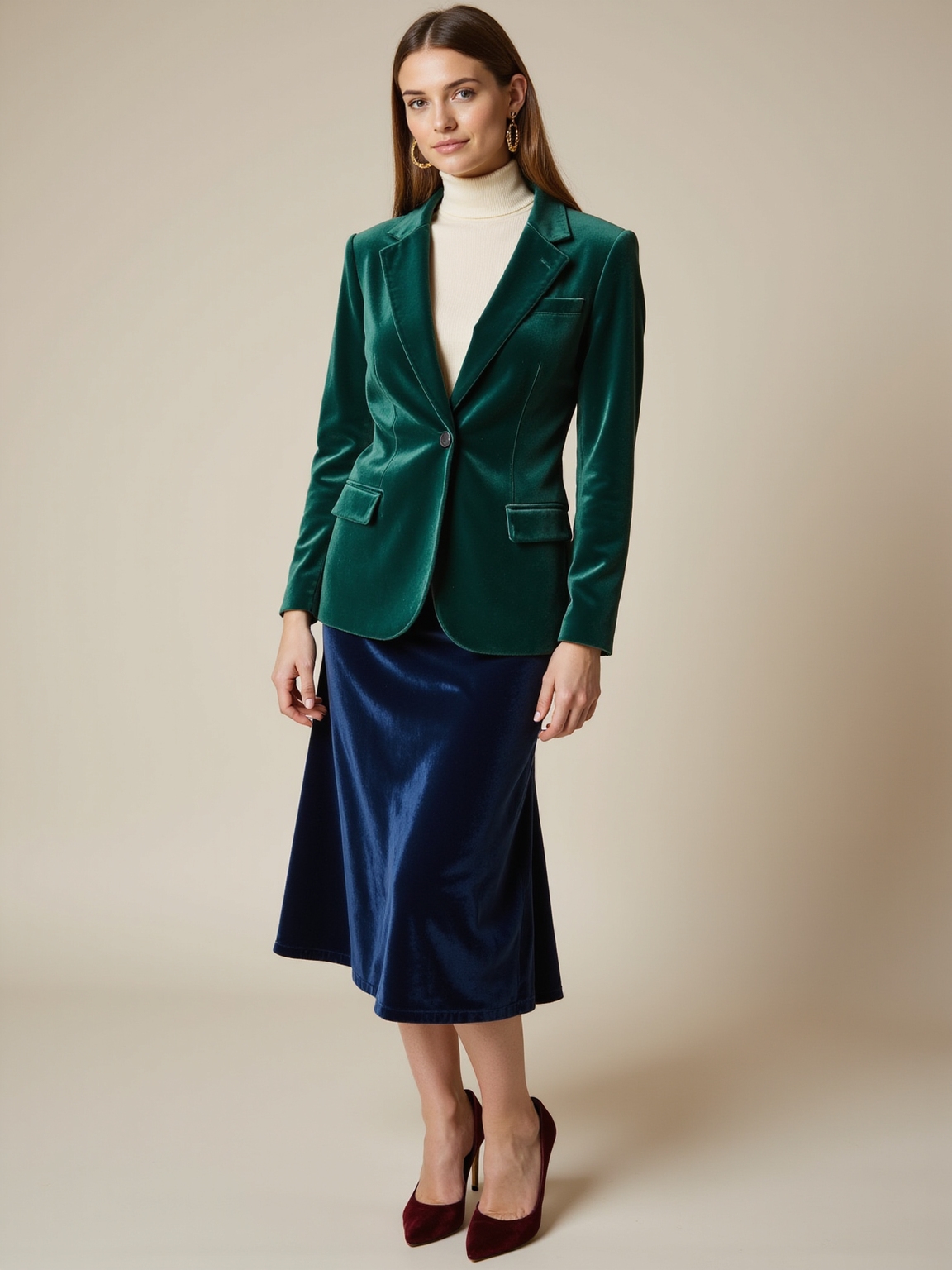 jewel tone velvet daytime shine
