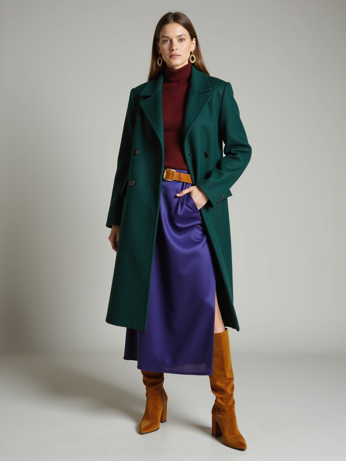 jewel toned layered winter elegance