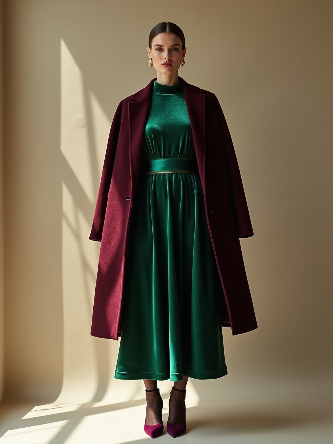 jewel toned winter reverent glow