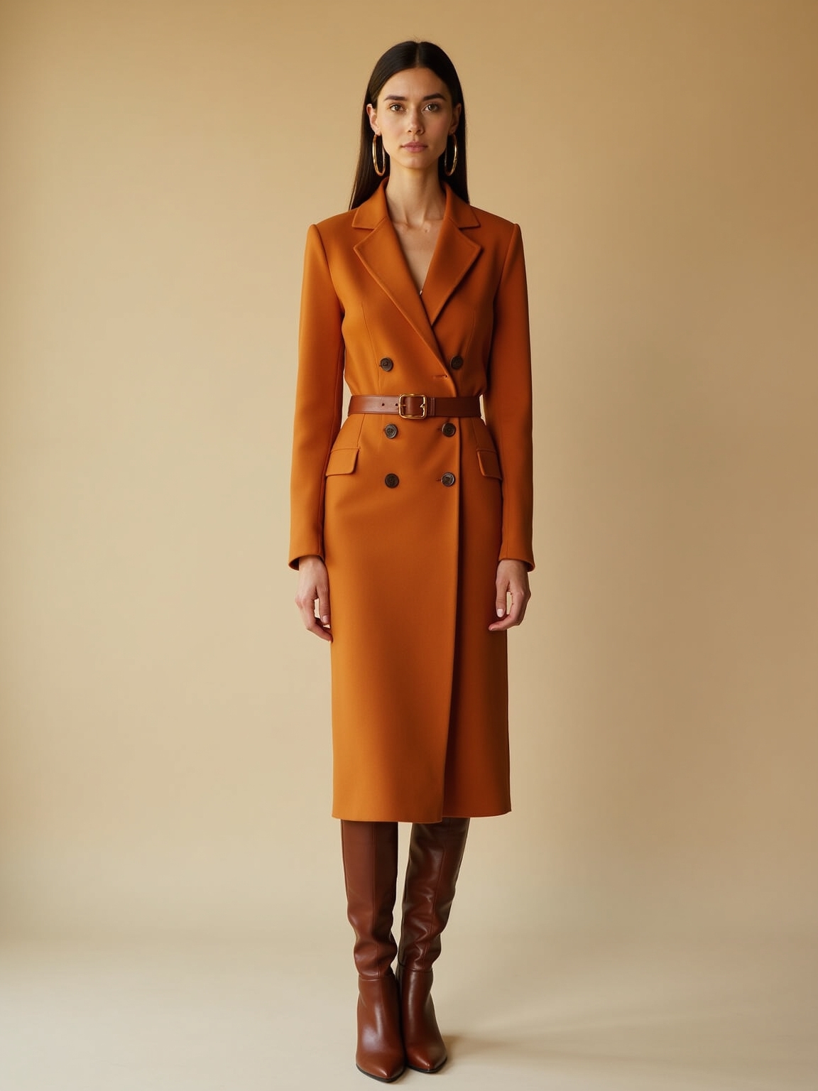 knit midi and plaid sheath
