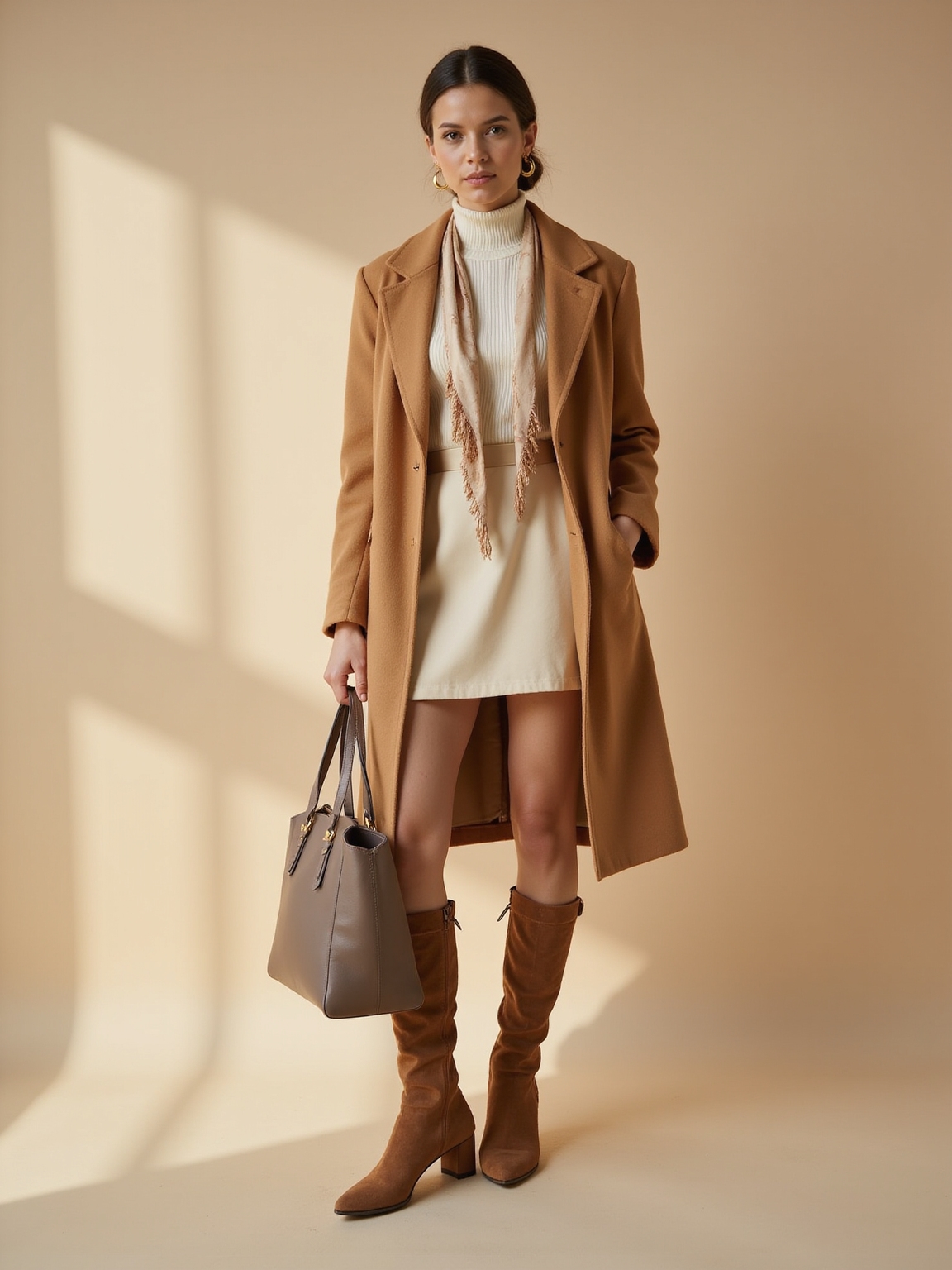layered cozy morning to afternoon outfits