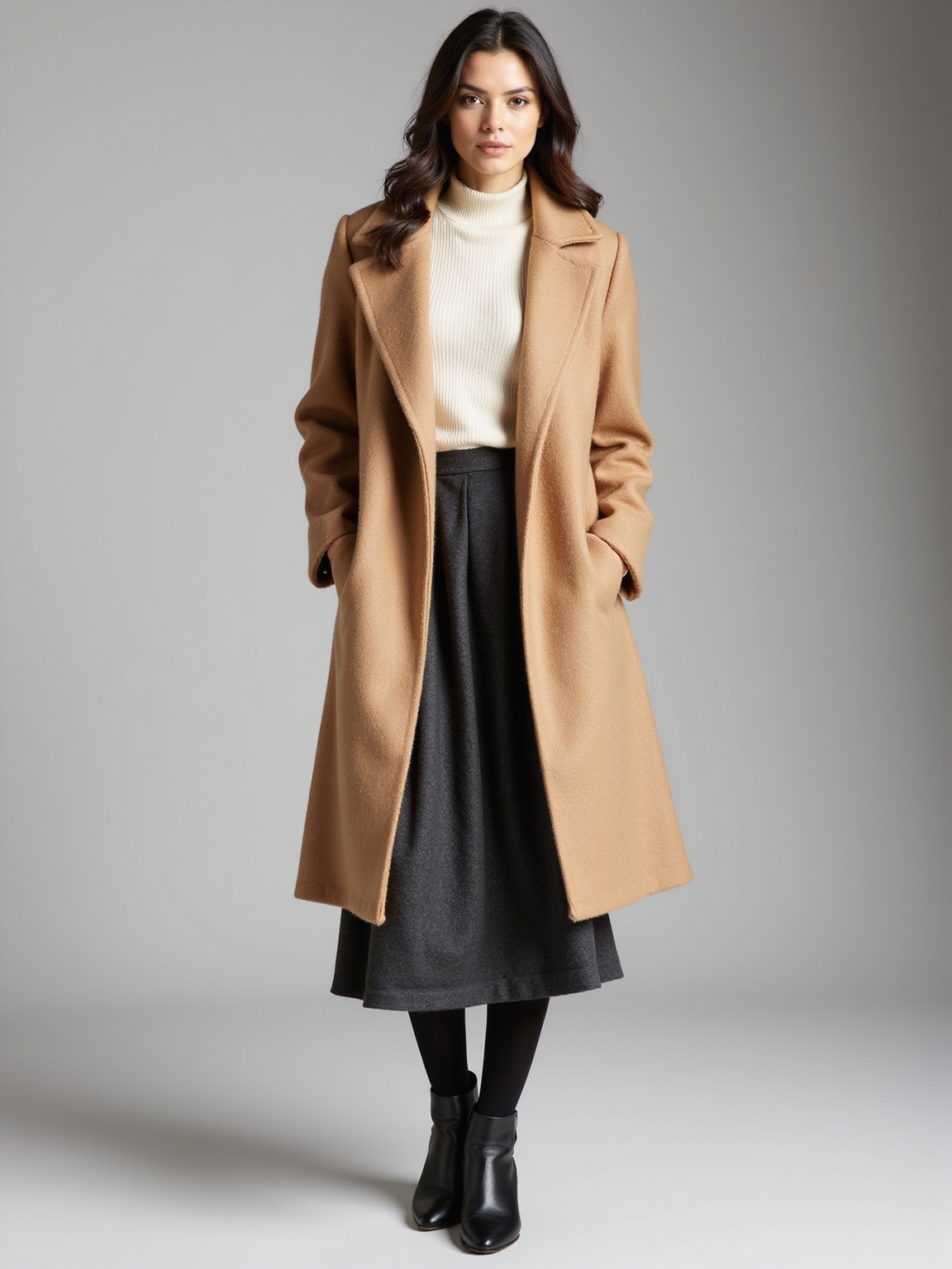 layered opaque fleece lined warmth