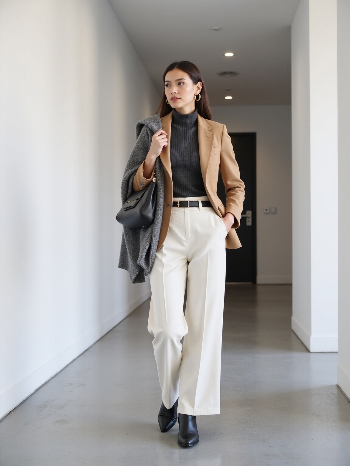 lightweight blazer plus cardigan
