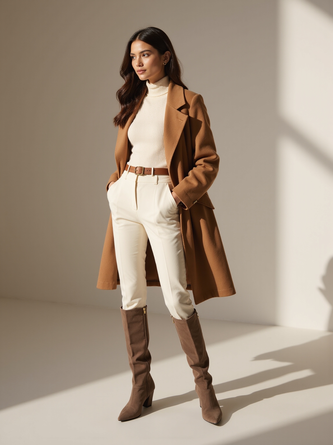 lightweight luxe knitwear styling