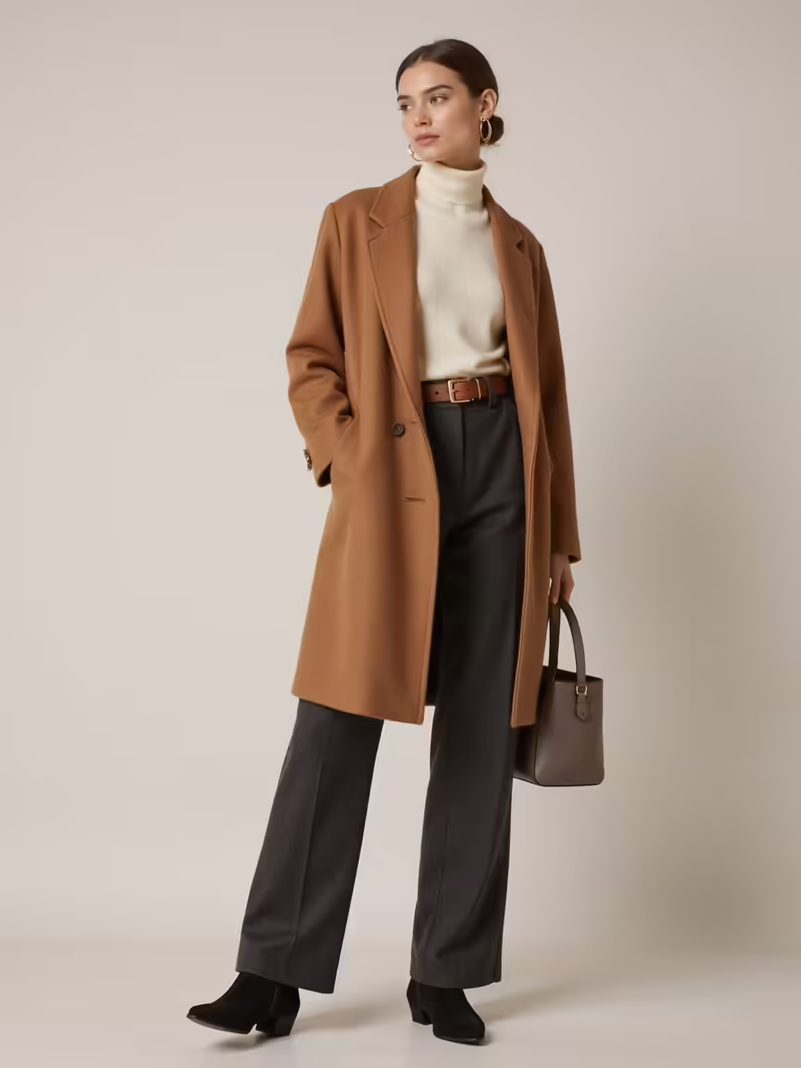 lightweight luxe layered neutrals