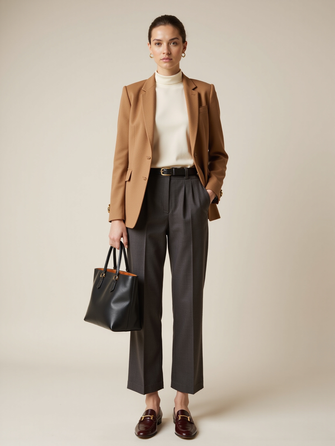 loafers and block heels