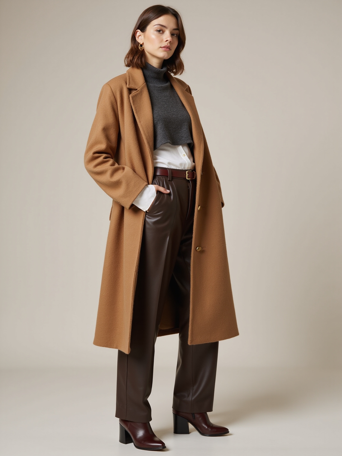 long lean layered silhouettes