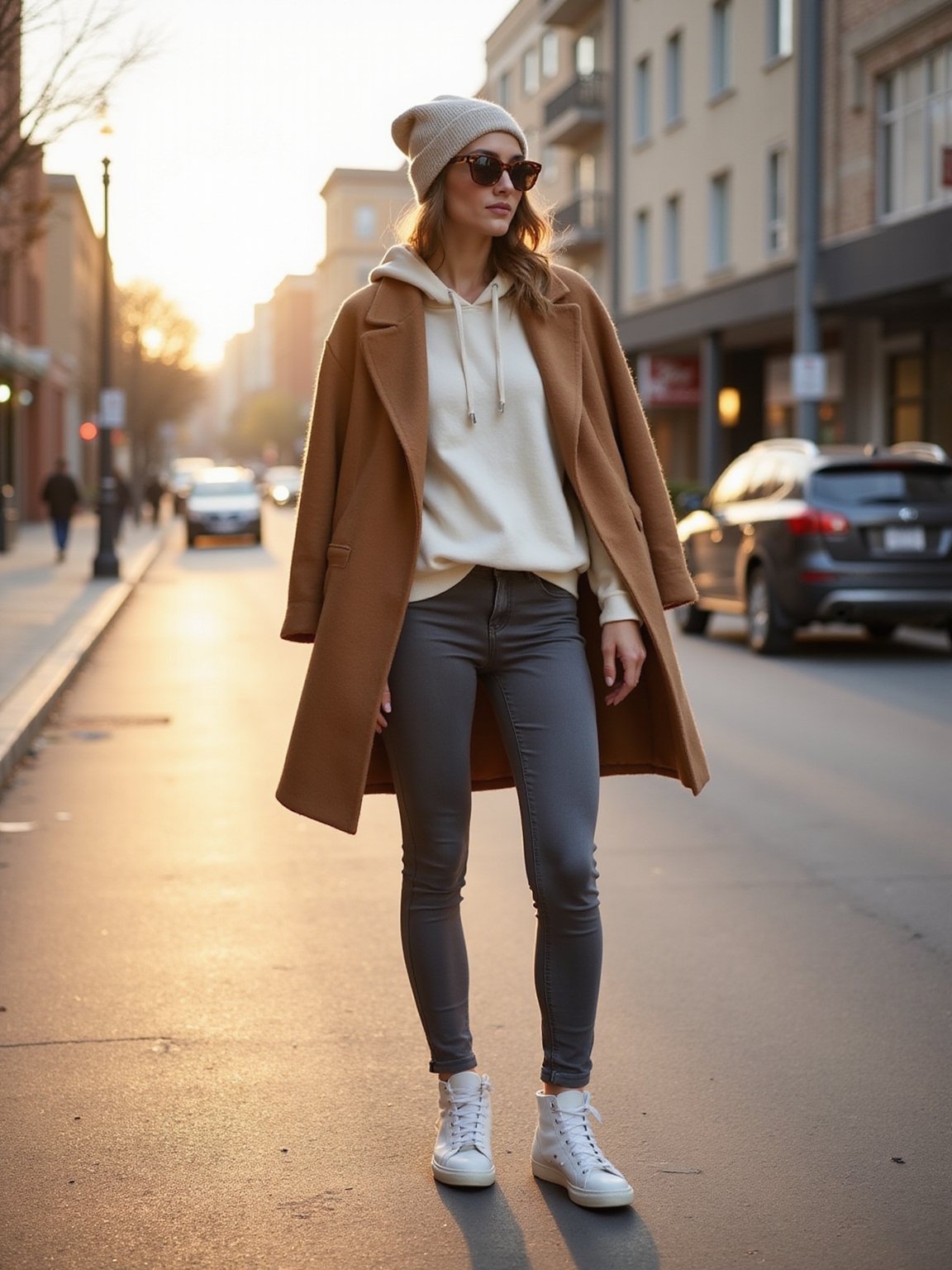 luxe fleece tailored jogger set