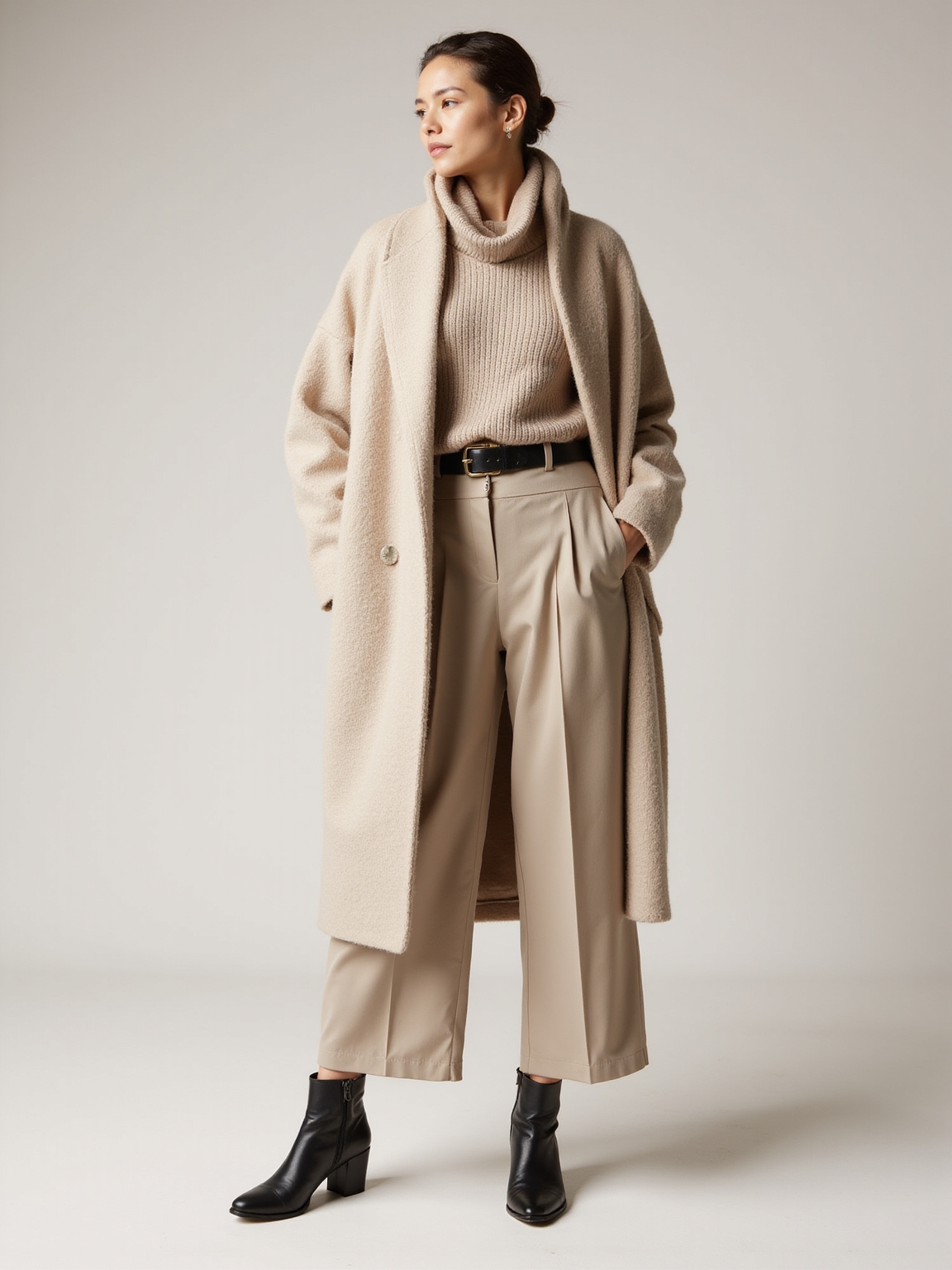 monochrome neutrals textured layers