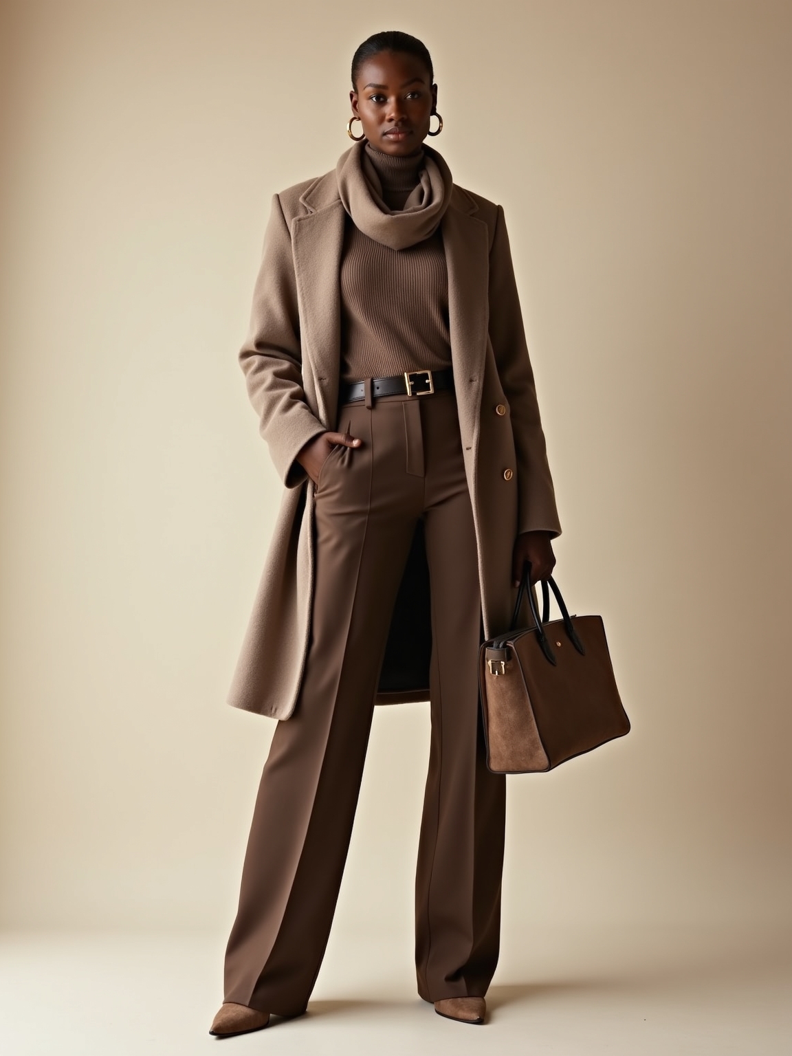 monochrome tactile neutral layering