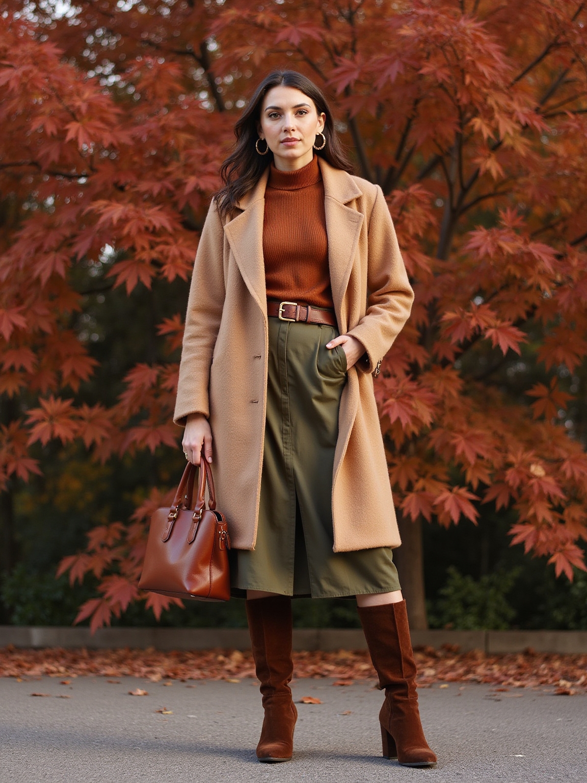 mossy russet autumnal textured palette