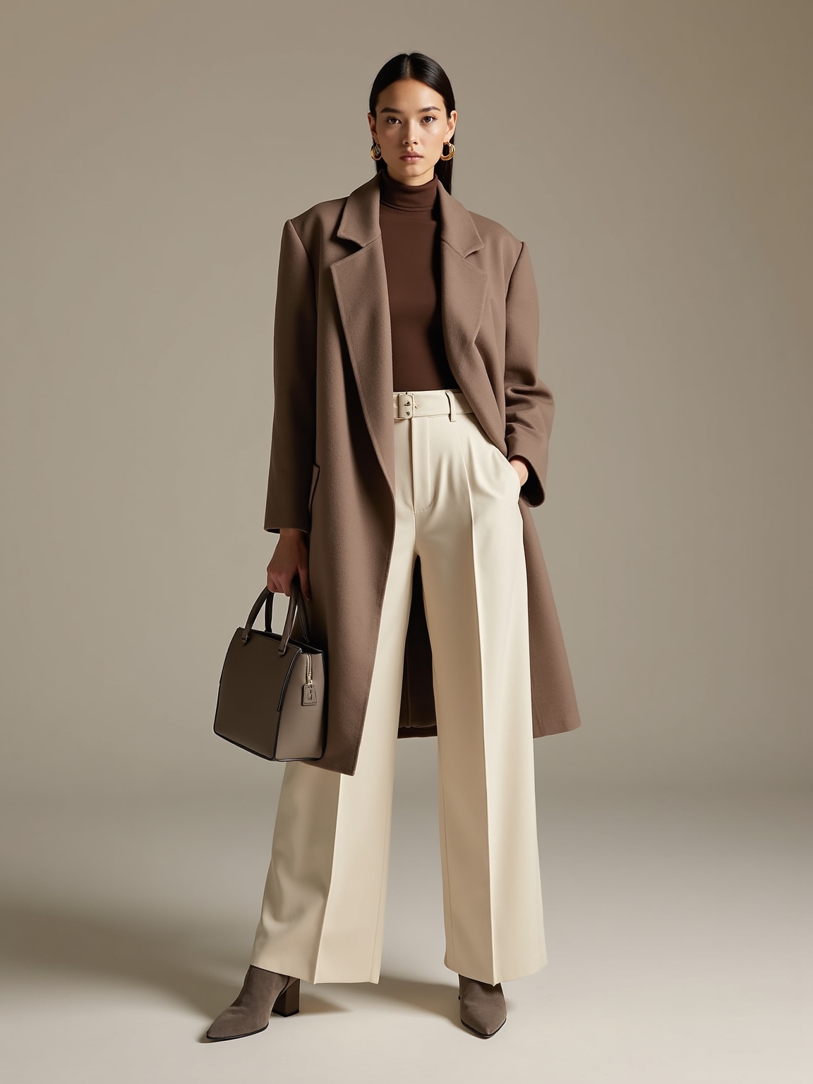 muted coats with presence