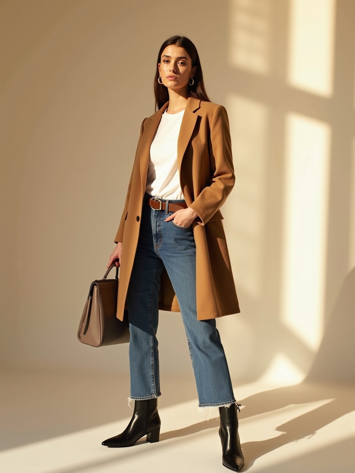 neutral tailored coats elevate basics