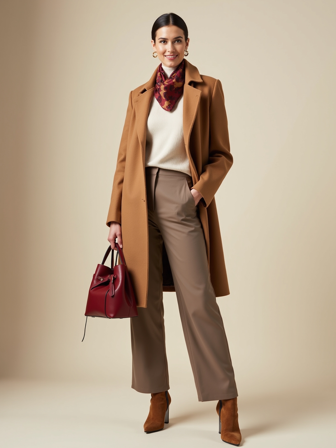 neutrals with vivid pops