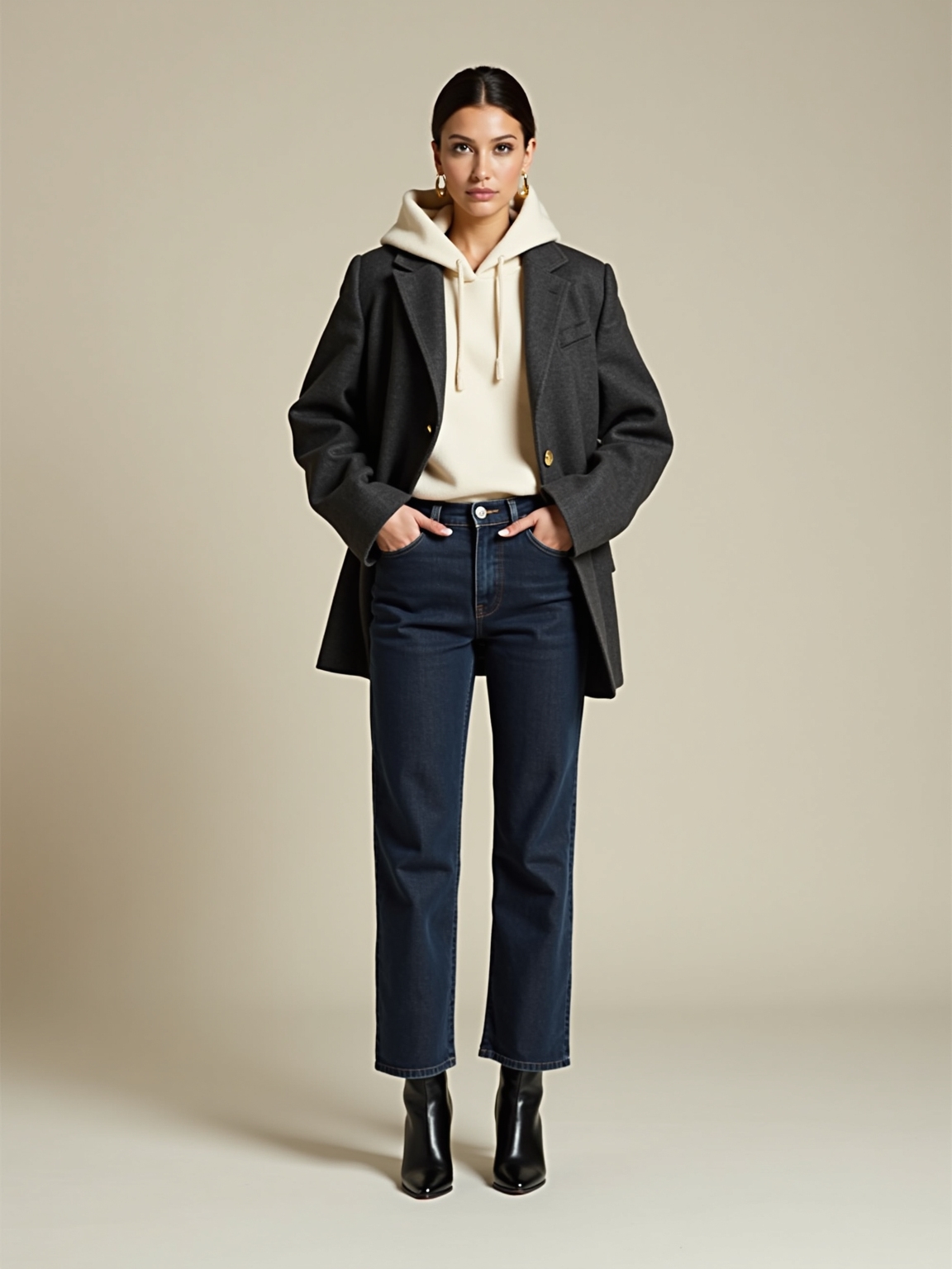 oversized blazer soft hoodie