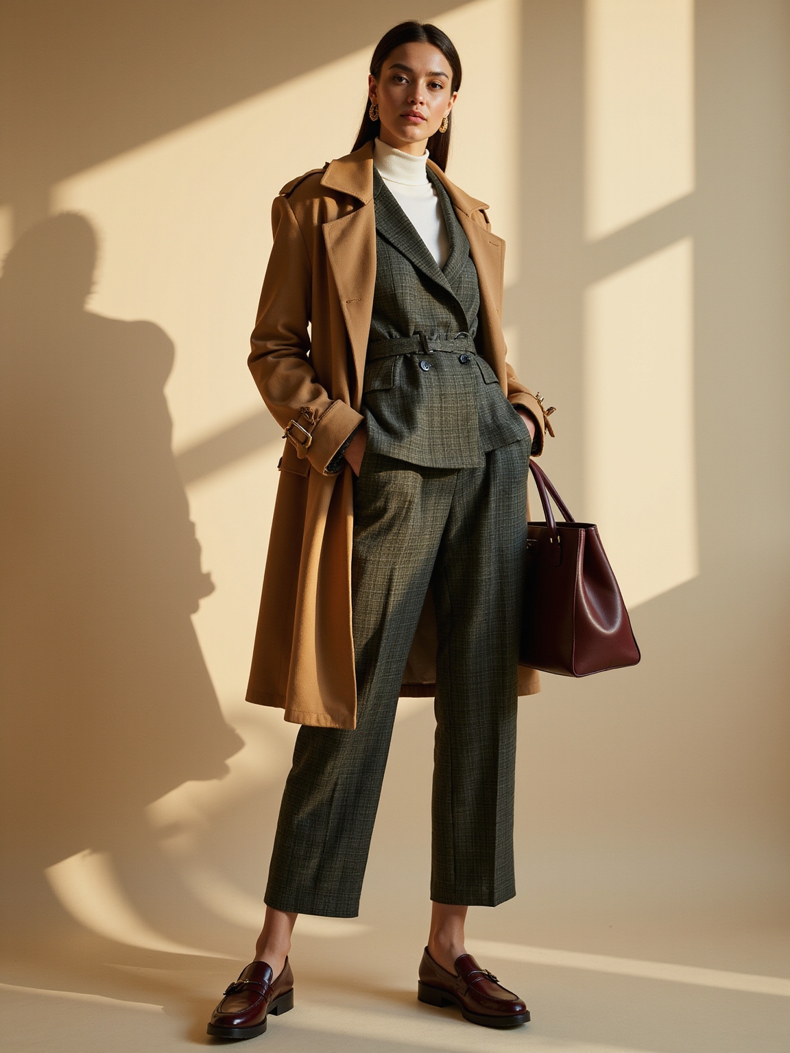 plaid reimagined with warmth