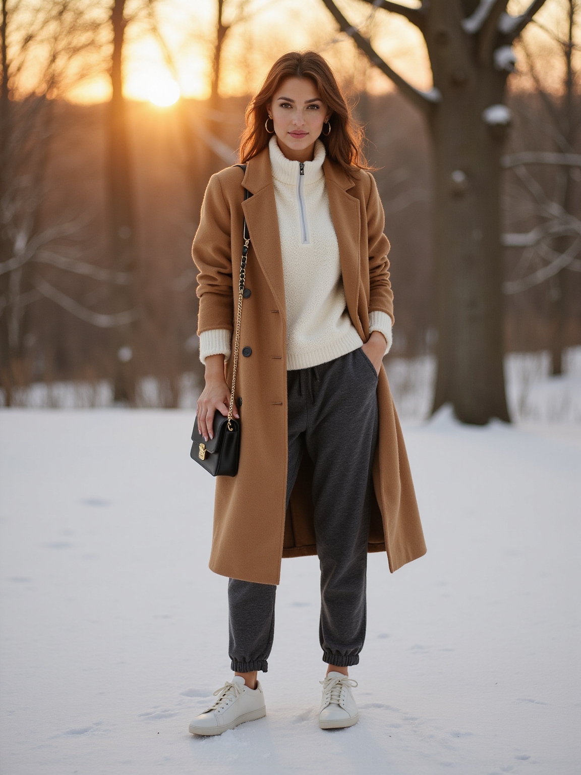 plush fleece tailored longline coat