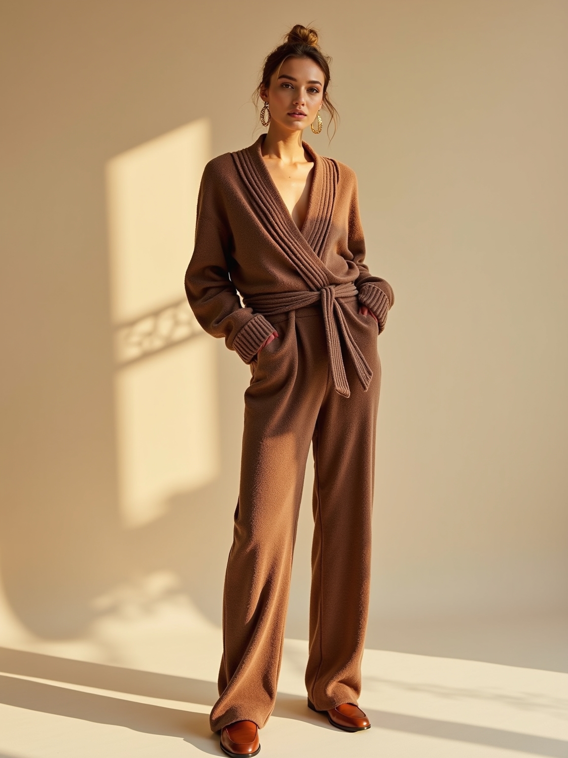 plush knit relaxed cozy ease