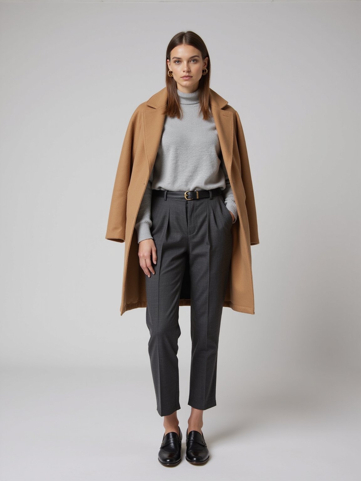 plush knits tailored trousers
