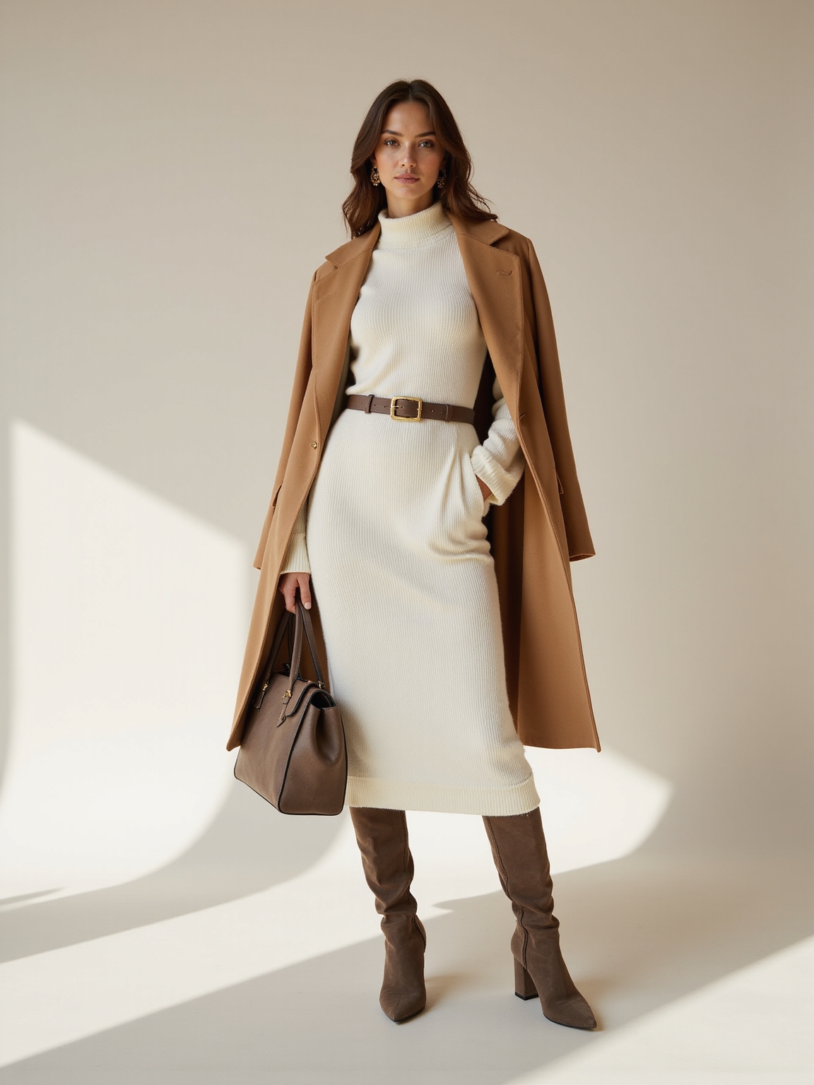 plush polished sweater dresswear