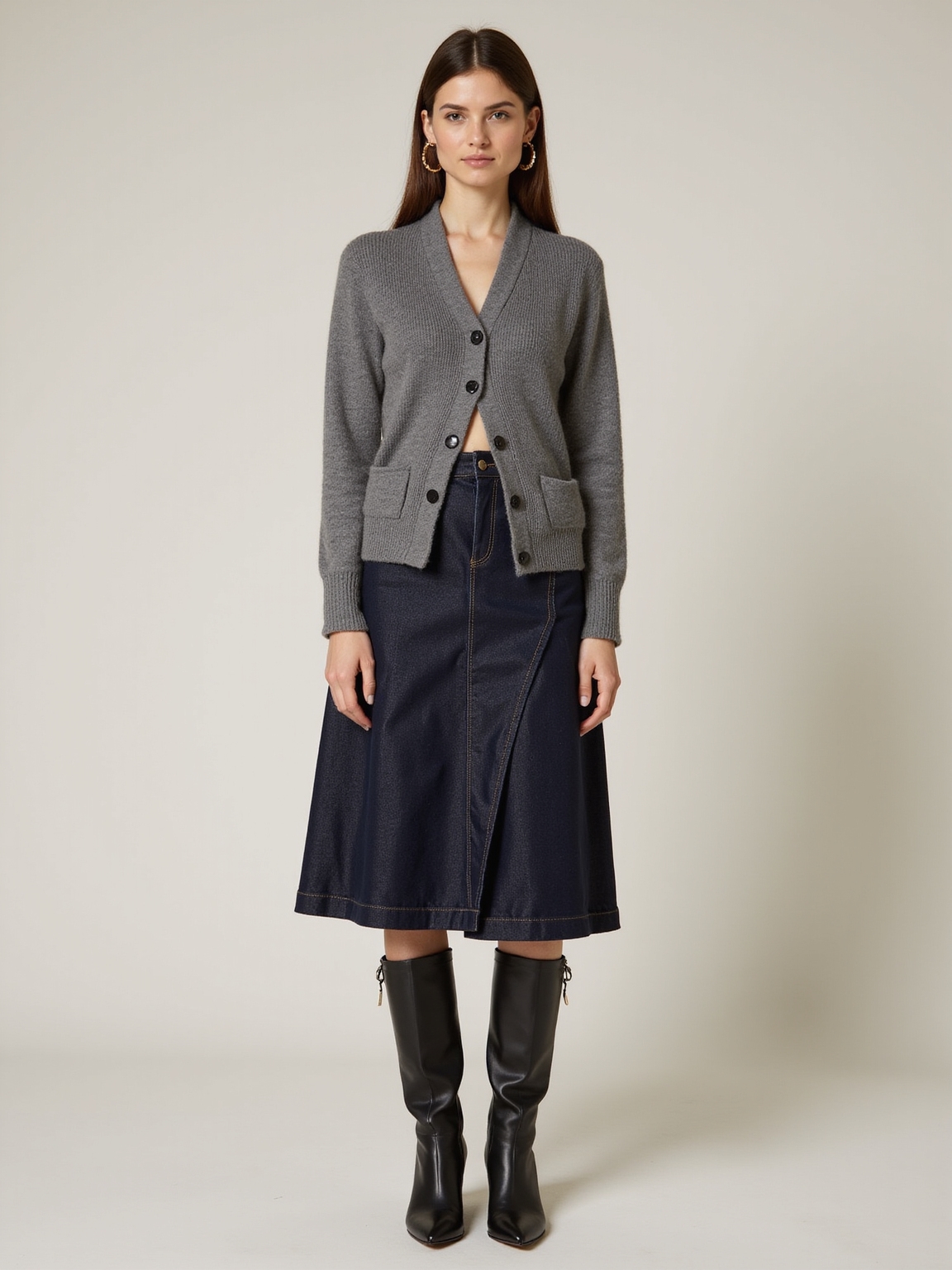 plush wool cashmere buttoned layers