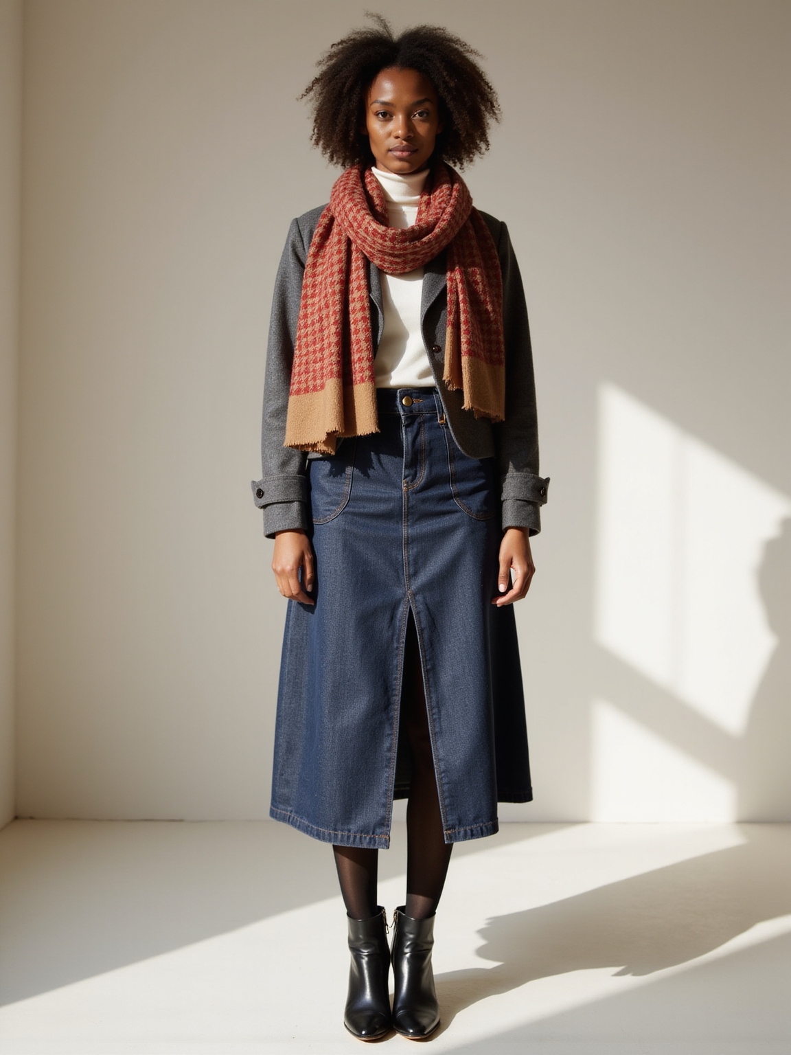 plush wool scarf anchors ensemble