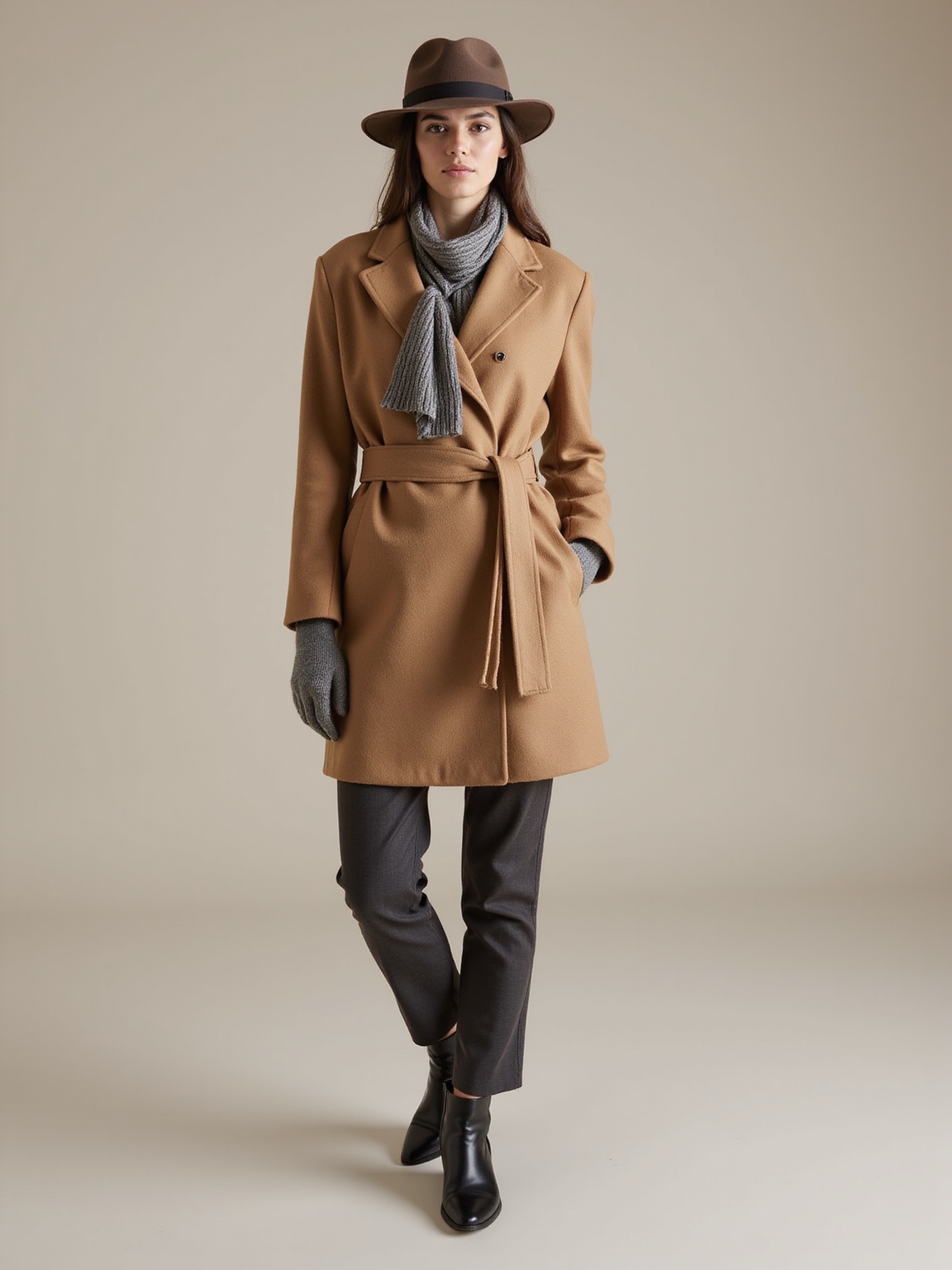 polished neutrals sleek leather accessories