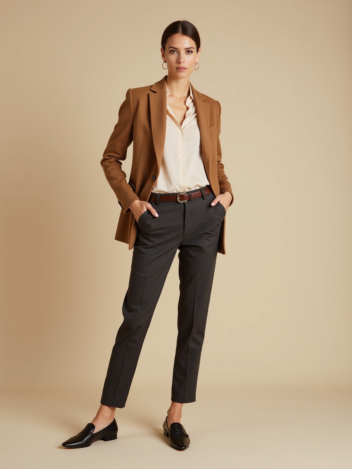 polished textured layered neutral accents