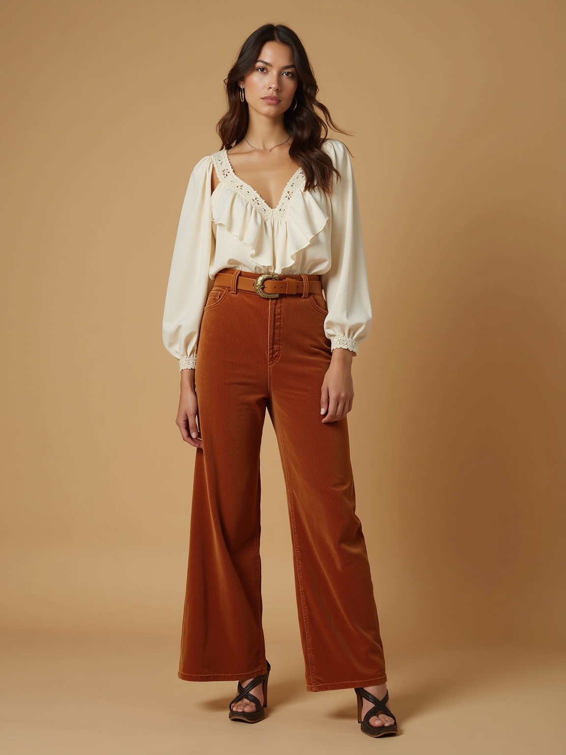 prairie blouse tucked flair