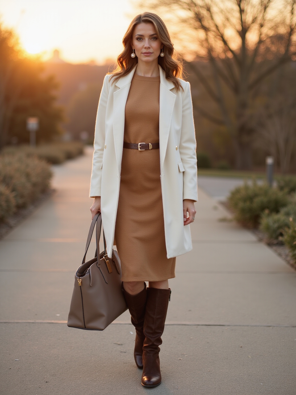quietly crafted gold and leather
