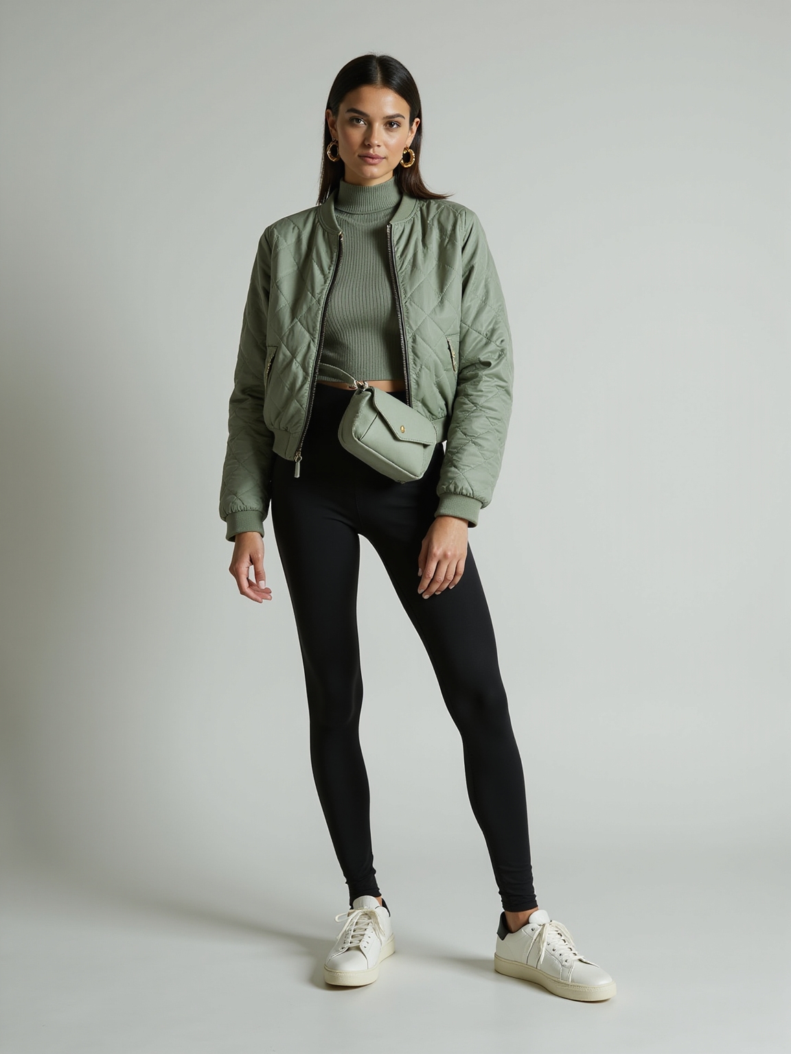 quilted liner athleisure layering