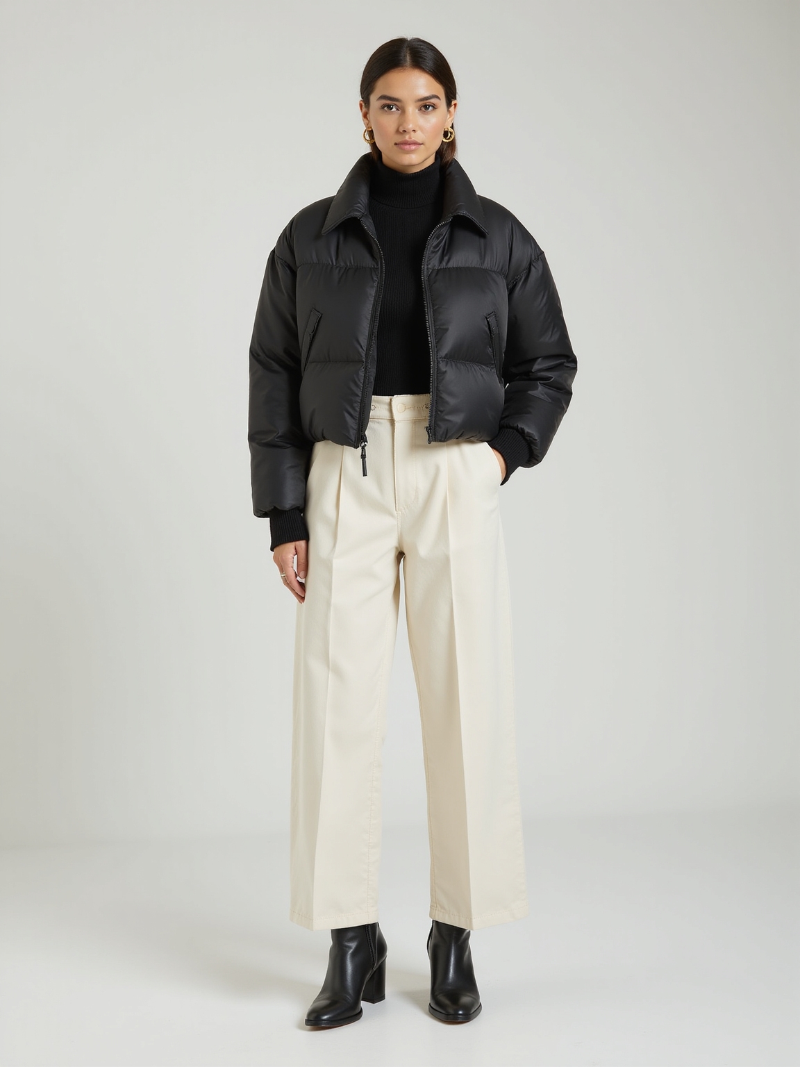quilted monochrome layered calm