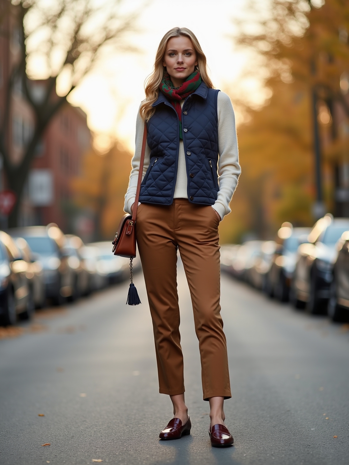 quilted vest coastal layering