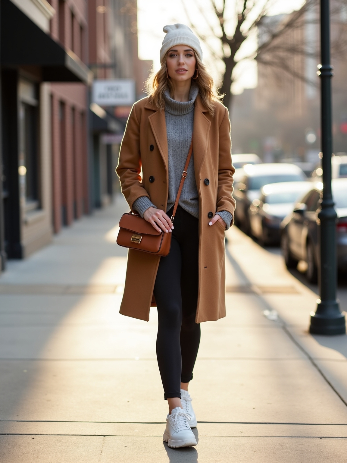 refined athleisure layered essentials