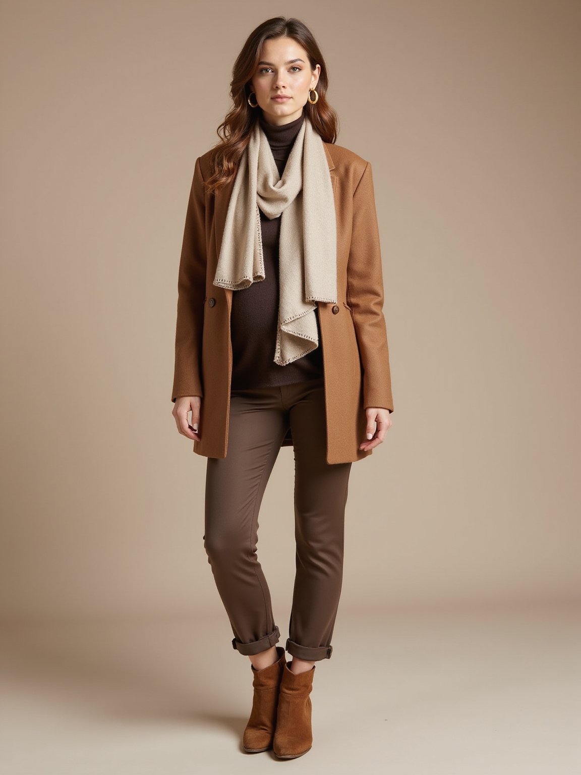 relaxed tailored warmth with give