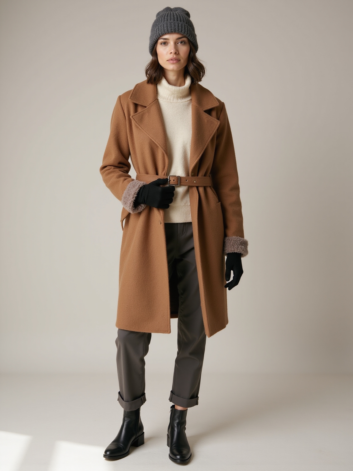 ribbed cashmere tech ready warmth