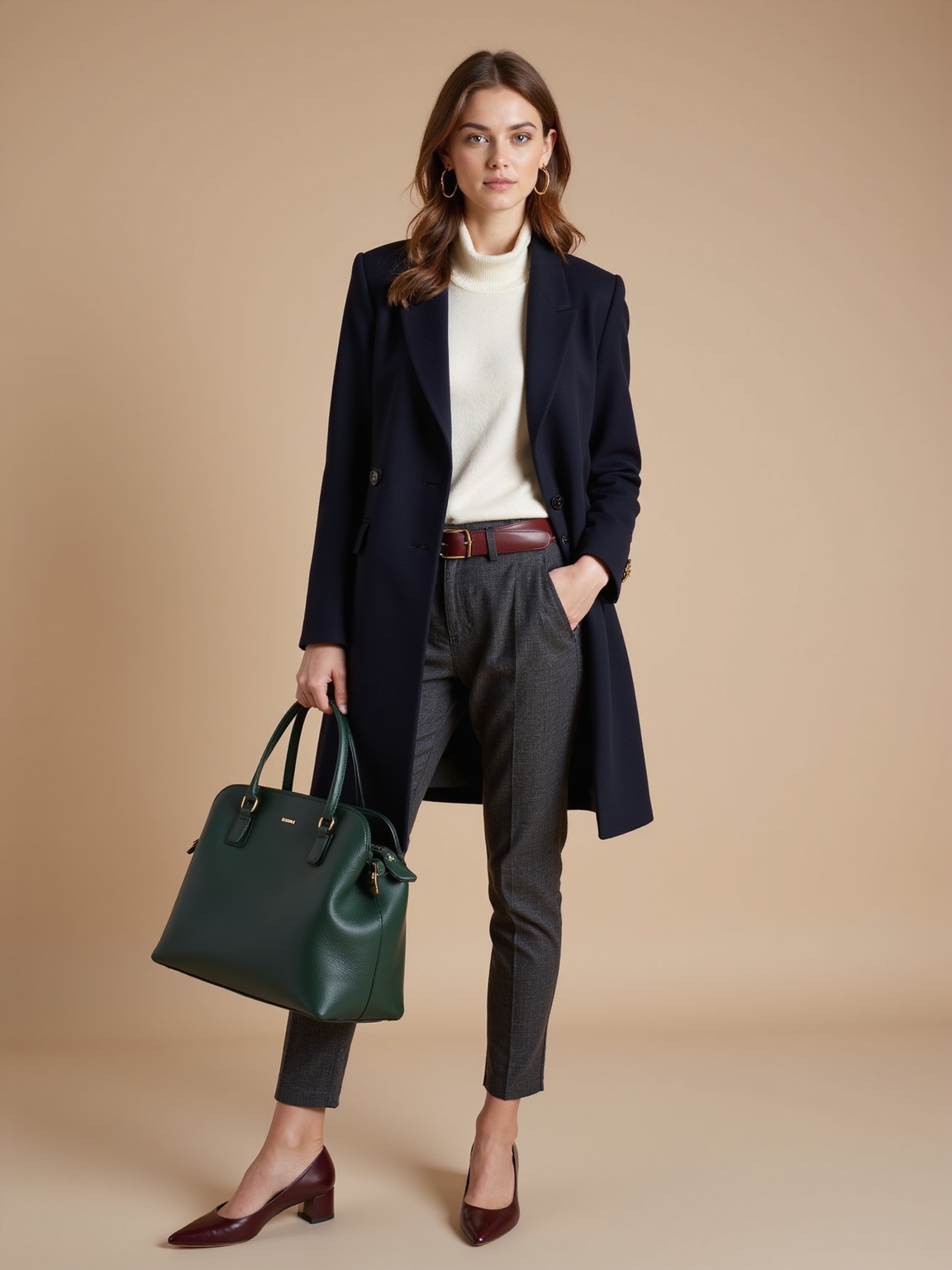 rich jewel toned winter workwear