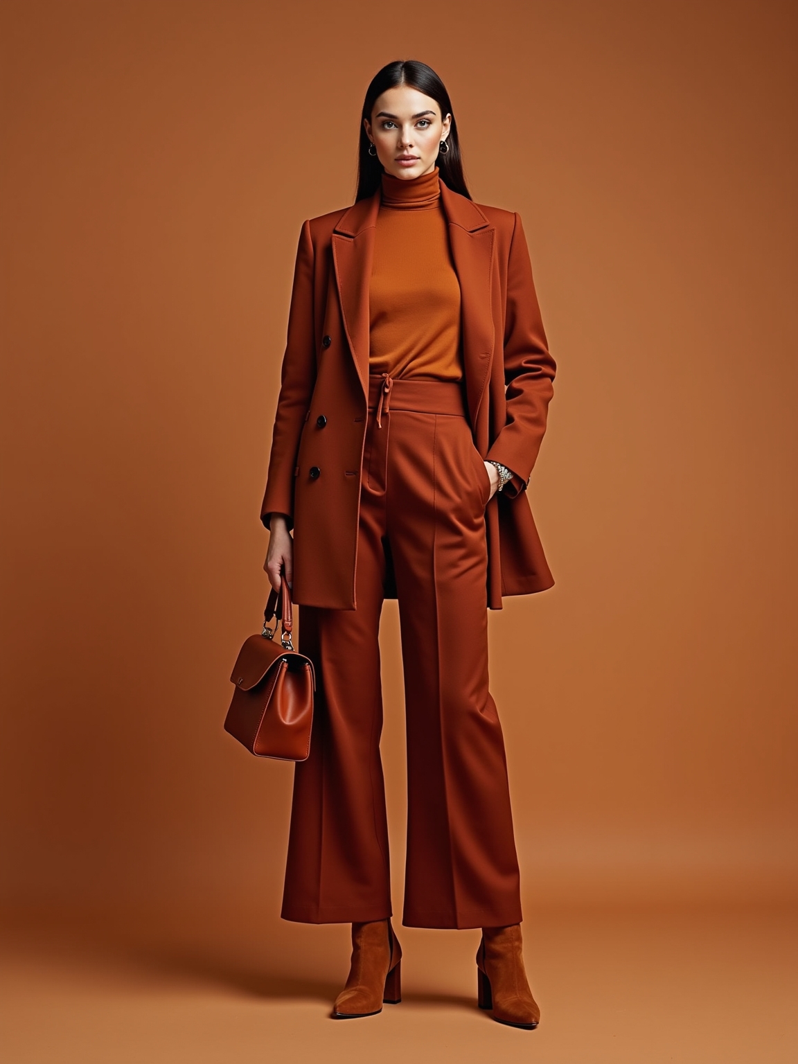 russet carpeted monochrome autumnal dressing